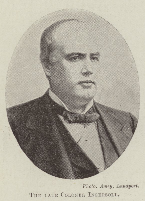 A néhai Ingersoll ezredes alkotó: English Photographer