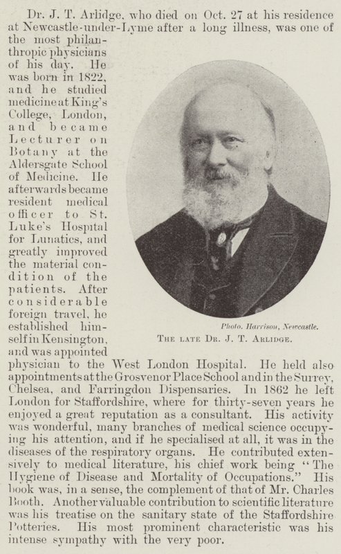 A néhai Dr. J. T. Arlidge alkotó: English Photographer