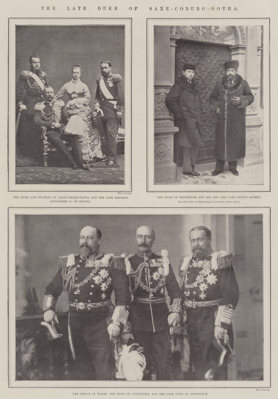 Szász-Coburg-Gotha néhai hercege alkotó: English Photographer