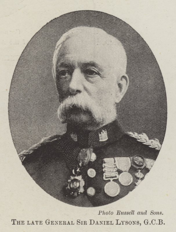 A néhai Sir Daniel Lysons tábornok, GCB alkotó: English Photographer