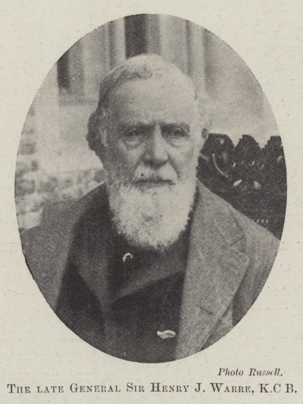A néhai Sir Henry J Warre tábornok, KCB alkotó: English Photographer