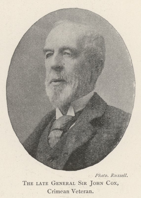 A néhai Sir John Cox tábornok, a krími veterán alkotó: English Photographer