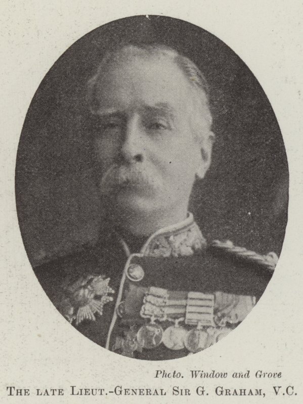 A néhai főhadnagy, Sir G Graham, VC alkotó: English Photographer