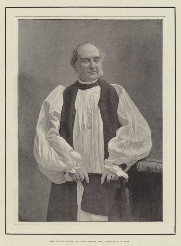 William Thomson néhai főtisztelendő, DD, York érseke alkotó: English Photographer