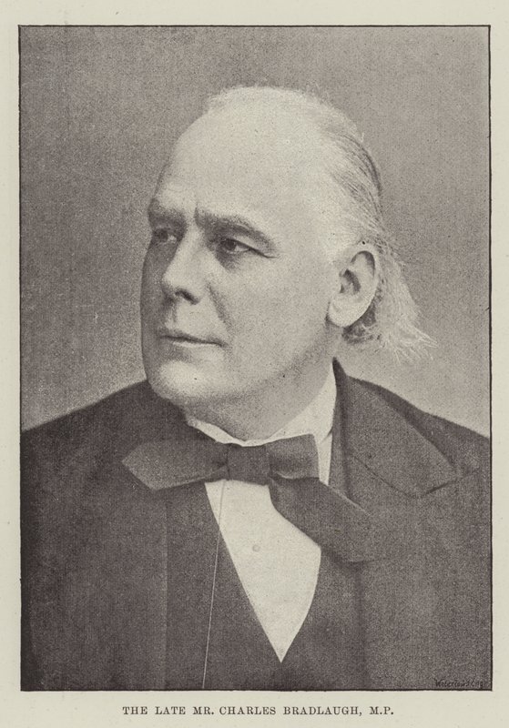 A néhai Charles Bradlaugh képviselő alkotó: English Photographer