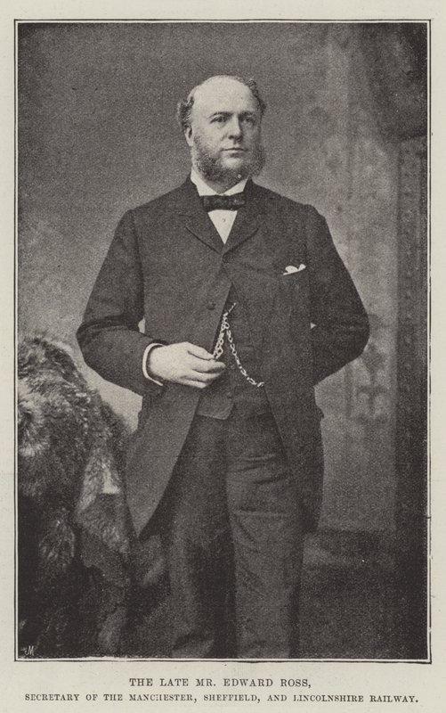 A néhai Edward Ross, a Manchester, Sheffield és Lincolnshire Railway titkára alkotó: English Photographer