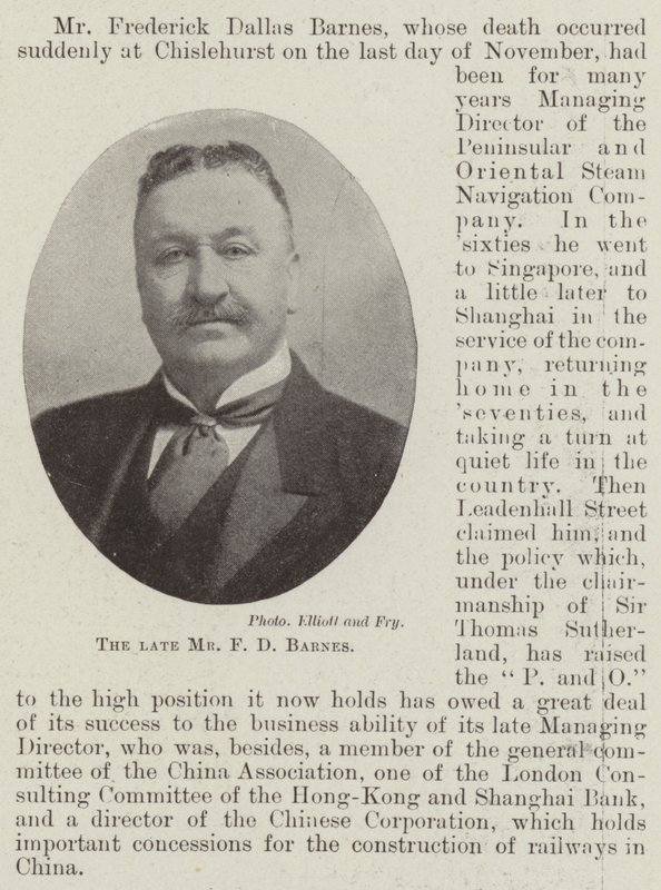 A néhai F. D. Barnes úr alkotó: English Photographer