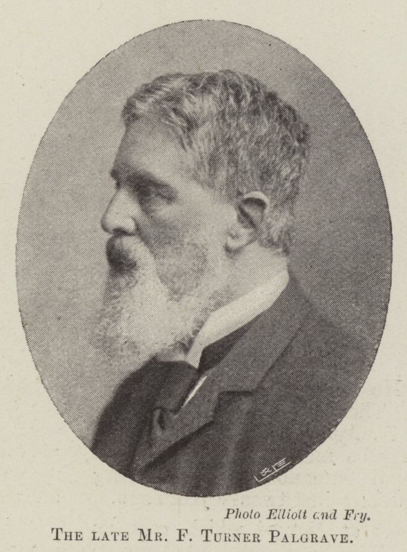 A néhai Mr. F. Turner Palgrave alkotó: English Photographer