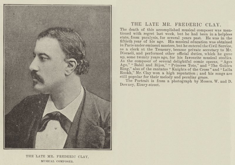 A néhai Frederic Clay zeneszerző alkotó: English Photographer