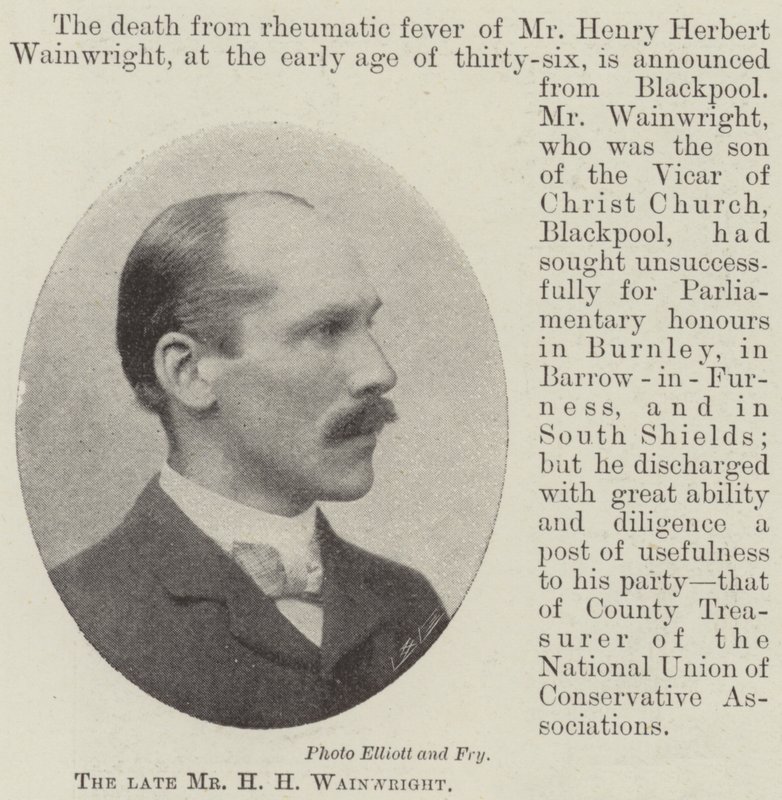 A néhai Mr. H H. Wainwright alkotó: English Photographer