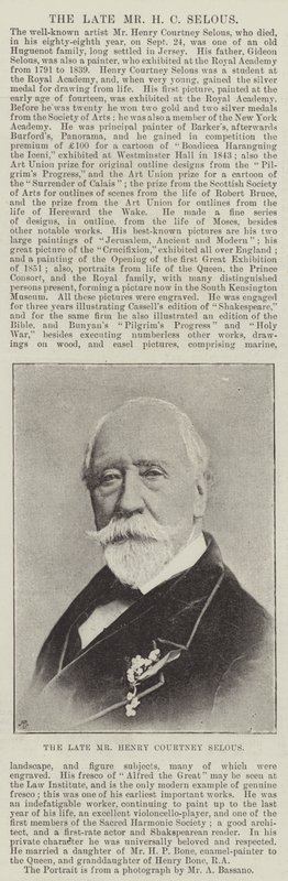 A néhai Henry Courtney Selous alkotó: English Photographer