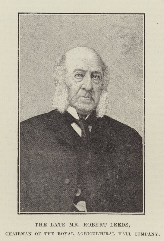 A néhai Robert Leeds, a Royal Agricultural Hall Company elnöke alkotó: English Photographer