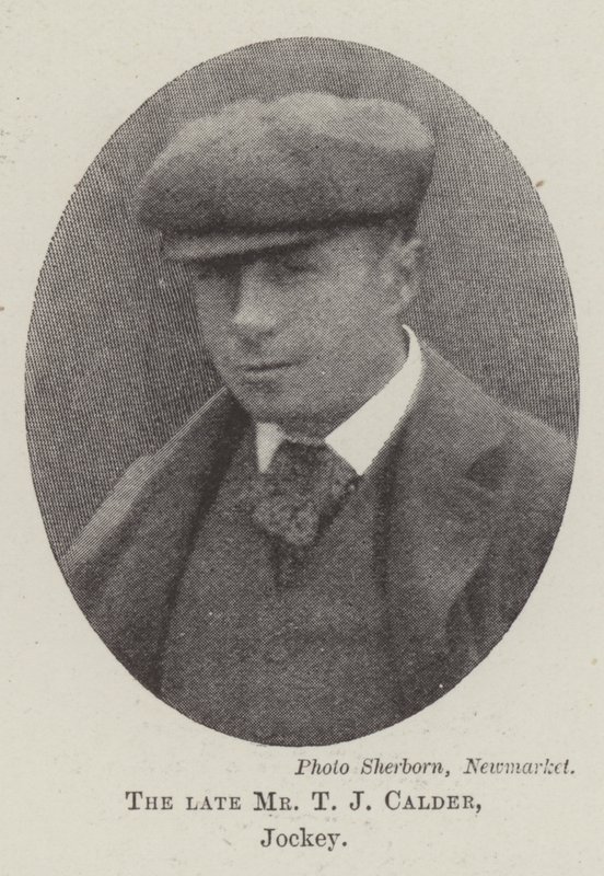 A néhai Mr. T. J. Calder, Jockey alkotó: English Photographer