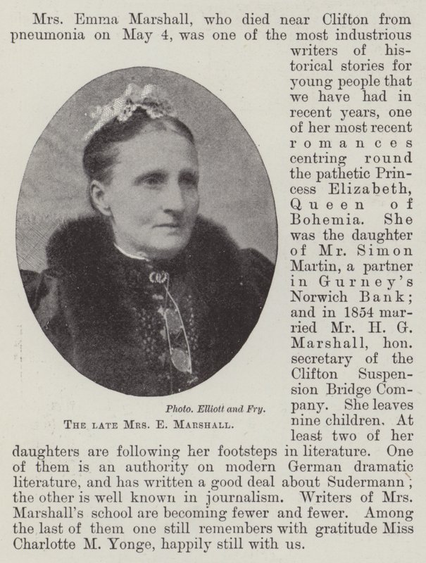 A néhai Mrs. E. Marshall alkotó: English Photographer