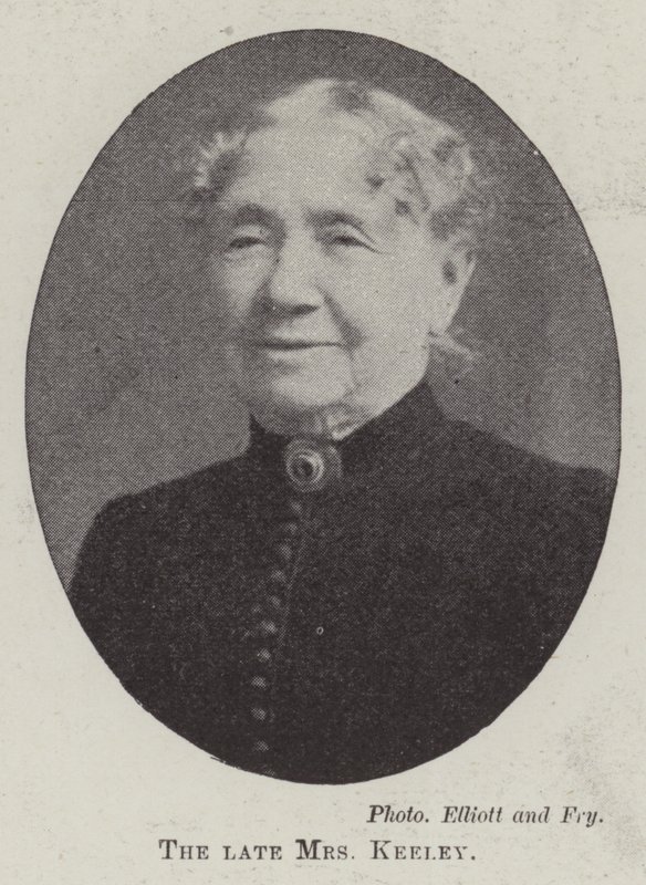 A néhai Mrs. Keeley alkotó: English Photographer