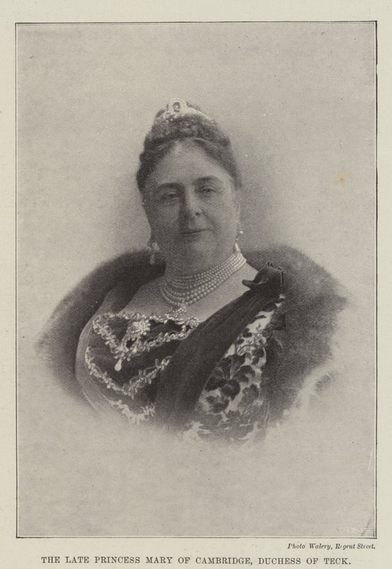 A néhai Mary cambridge-i hercegnő, Teck hercegnője alkotó: English Photographer