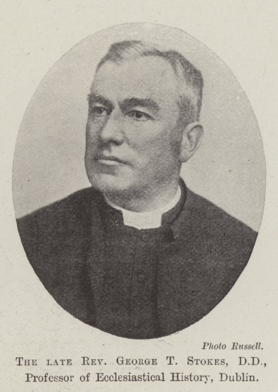 George T Stokes néhai tiszteletes, DD, egyháztörténeti professzor, Dublin alkotó: English Photographer