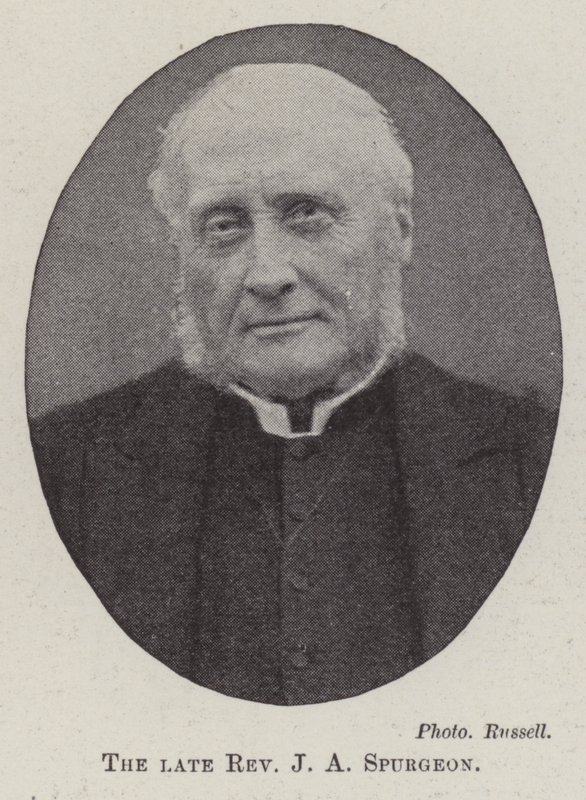 A néhai J A Spurgeon tiszteletes alkotó: English Photographer