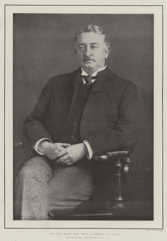 A néhai Right Honorable Cecil J Rhodes, PC, DCL alkotó: English Photographer