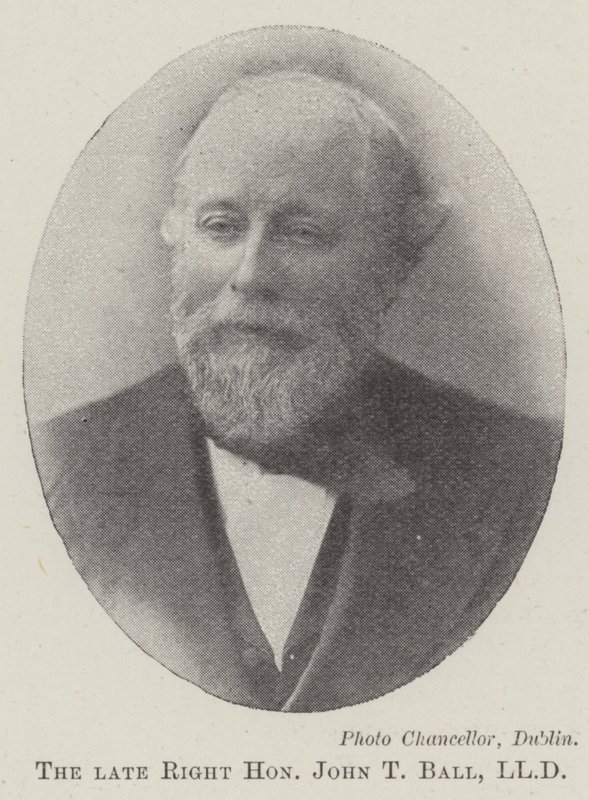 A néhai Right Honorable John T Ball, LLD alkotó: English Photographer