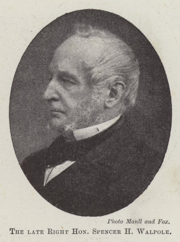 A néhai Right Honorable Spencer H Walpole alkotó: English Photographer