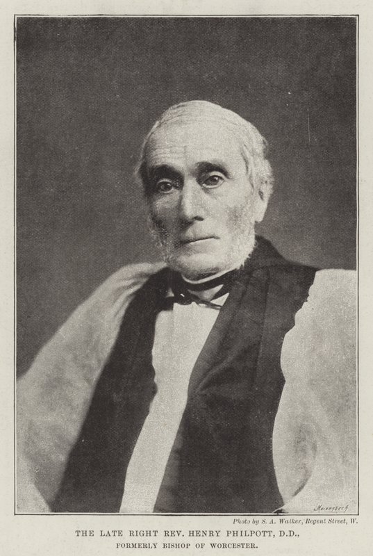 A néhai jobboldali tiszteletes, Henry Philpott, DD, korábban Worcester püspöke alkotó: English Photographer