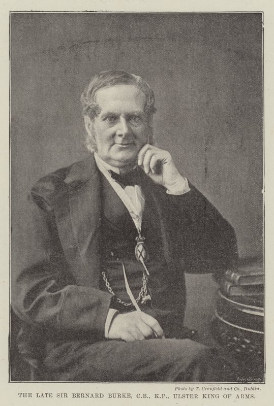 A néhai Sir Bernard Burke, CB, KP, Ulster King of Arms alkotó: English Photographer