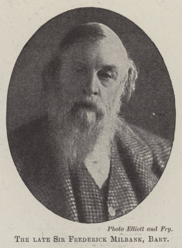 A néhai Sir Frederick Milbank, Baronet alkotó: English Photographer