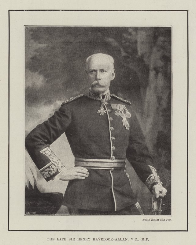 A néhai Sir Henry Havelock-Allan, VC, parlamenti képviselő alkotó: English Photographer
