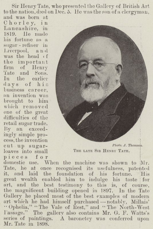 A néhai Sir Henry Tate alkotó: English Photographer