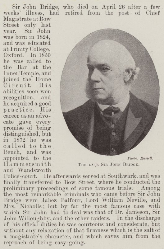 A néhai Sir John híd alkotó: English Photographer