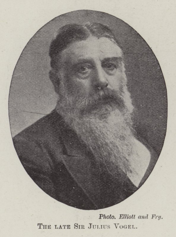 A néhai Sir Julius Vogel alkotó: English Photographer