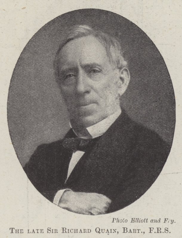 A néhai Sir Richard Quain, Baronet, FRS alkotó: English Photographer