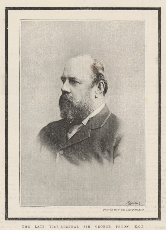 Sir George Tryon néhai admirális, KCB alkotó: English Photographer