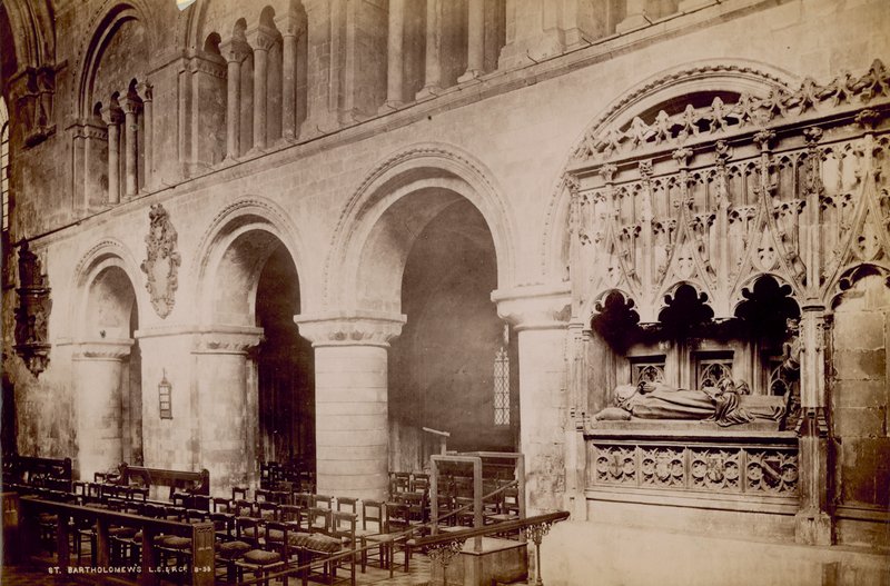 Prior Rahere, a St Bartholomews Kórház alapítójának sírja alkotó: English Photographer