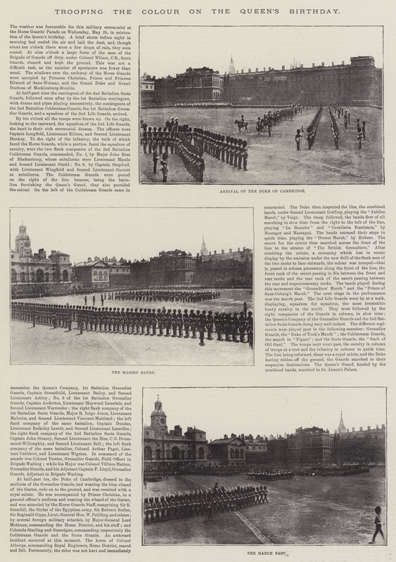 Csapatban a szín a Queens születésnapján alkotó: English Photographer