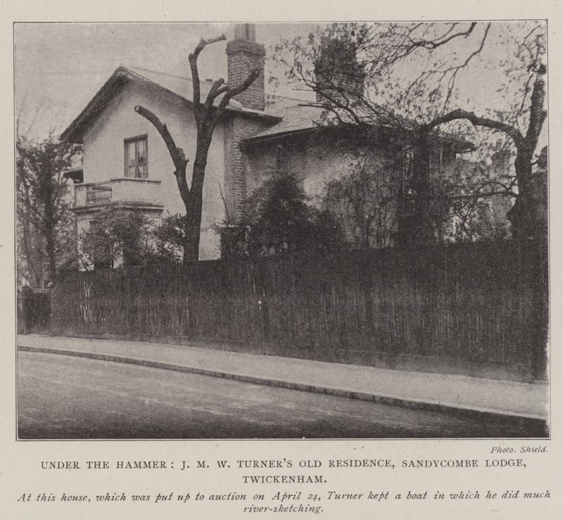 Under the Hammer, J M W Turners Old Residence, Sandycombe Lodge, Twickenham alkotó: English Photographer