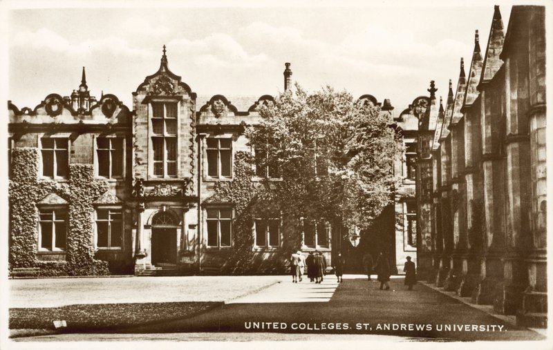 United Colleges, St Andrews Egyetem, Skócia (f/w fotó) alkotó: English Photographer
