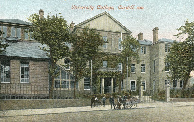 University College, Cardiff (színes fotó) alkotó: English Photographer