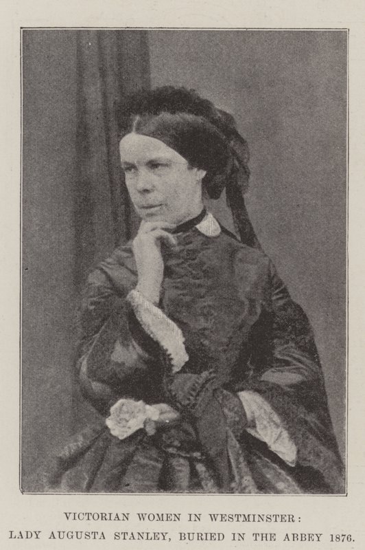 Viktoriánus nők Westminsterben, Lady Augusta Stanley, az apátságban temették el 1876-ban alkotó: English Photographer