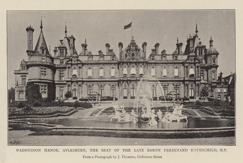 Waddesdon Manor, Aylesbury, a néhai Ferdinand Rothschild báró, képviselő székhelye alkotó: English Photographer