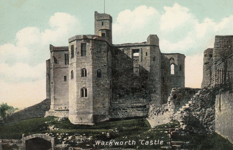 Warkworth kastély, Northumberland (fotó) alkotó: English Photographer