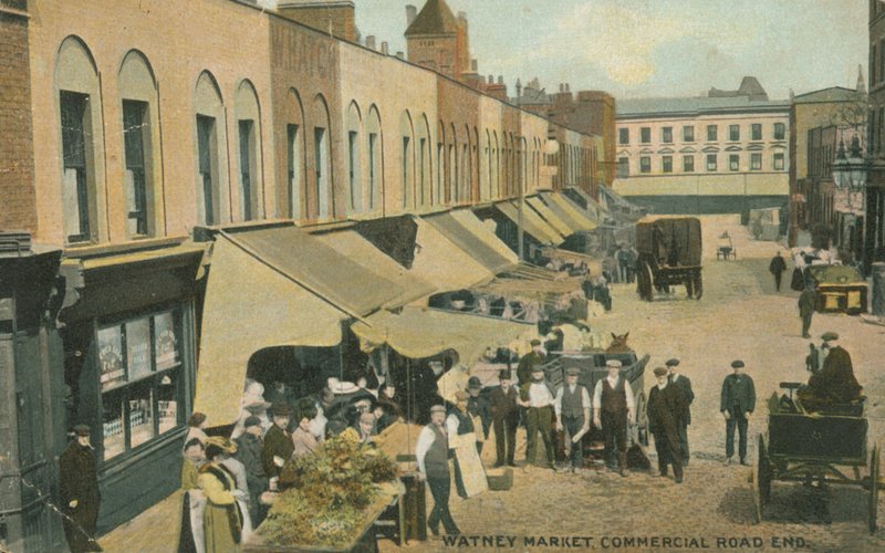 Watney piac, Commercial Road End alkotó: English Photographer