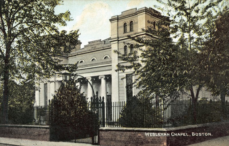 Wesleyan Chapel, Boston (színes fotó) alkotó: English Photographer