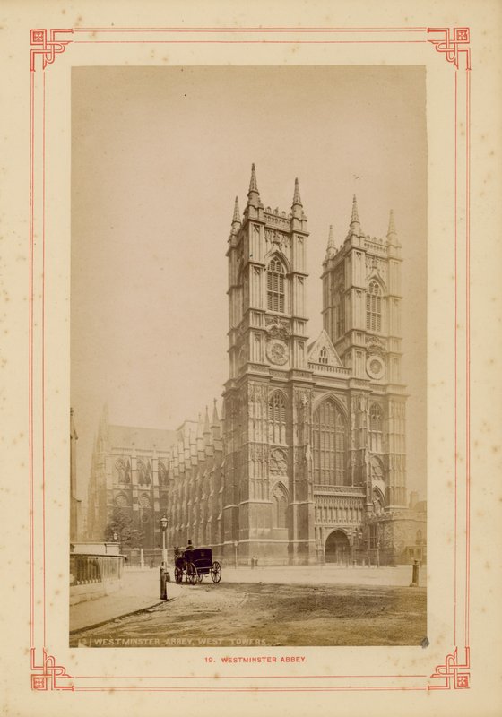 A Westminster Abbey nyugati tornyai alkotó: English Photographer