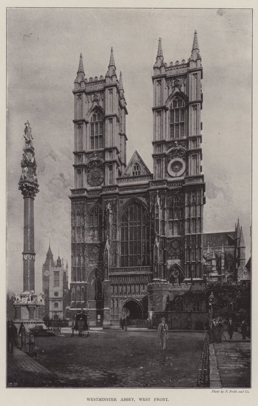 Westminster Abbey, Nyugati Front alkotó: English Photographer