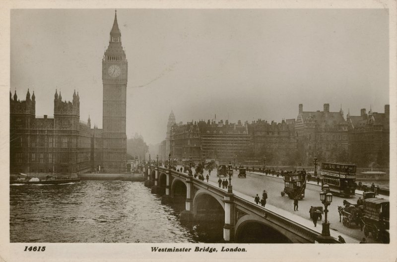 Westminster Bridge, London alkotó: English Photographer