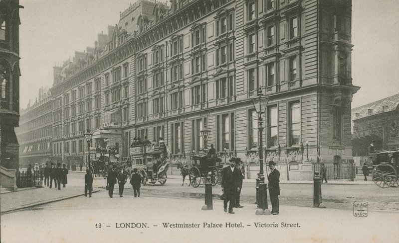 Westminster Palace Hotel, Victoria Street, London alkotó: English Photographer