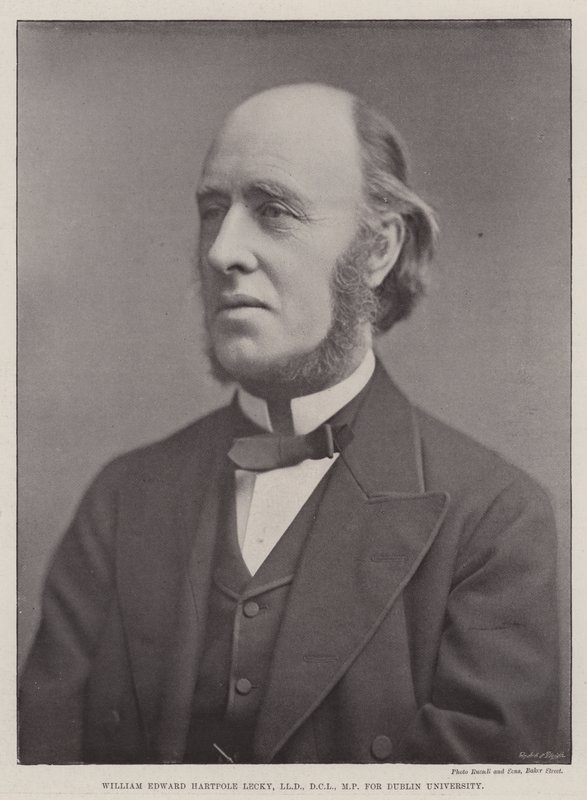 William Edward Hartpole Lecky, LLD, DCL, parlamenti képviselő, a Dublini Egyetemen alkotó: English Photographer