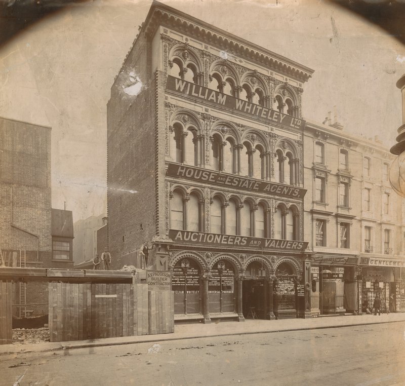 William Whiteley, ház- és ingatlanügynökök, aukciósok és értékbecslők, Westbourne Grove, London alkotó: English Photographer